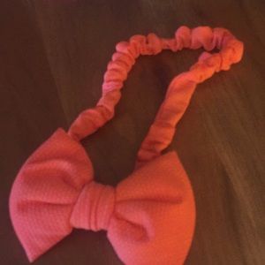 Cute orange elastic hair band